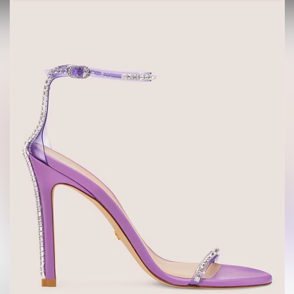 Stuart Weitzman Embellished PVC Sandals - Picture 4 of 4